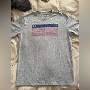Men’s Under Armour Gray USA Graphic T-Shirt